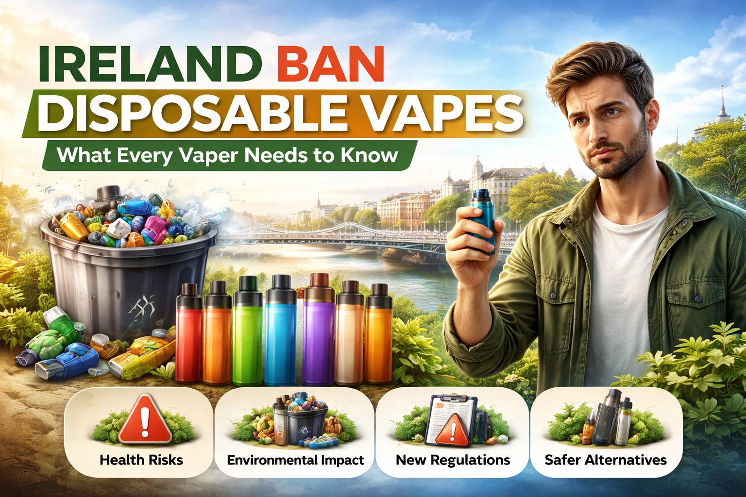 elfbar elfa master akku Disposable vapes to be banned and colours, flavours restricted under  Cabinet plan – The Irish Times main image 0