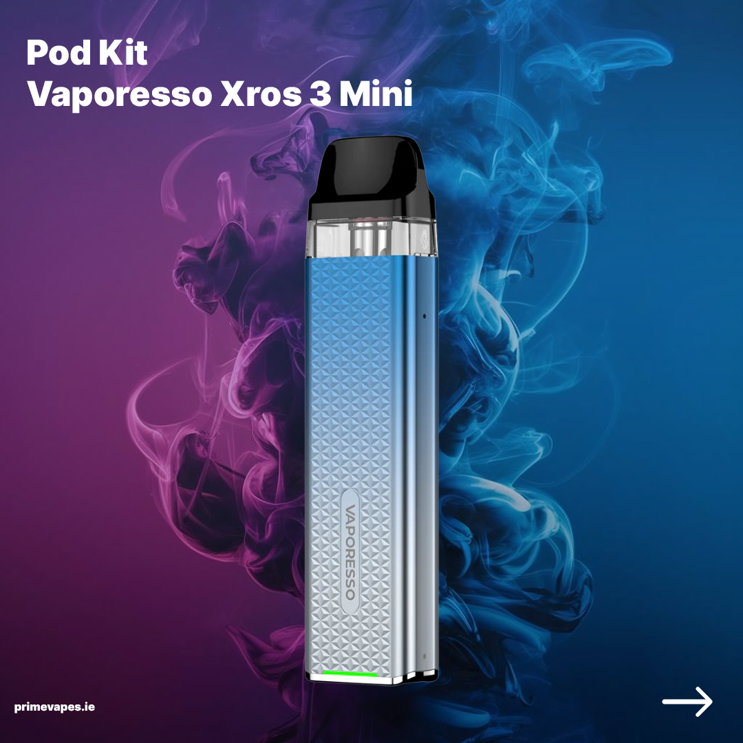 Vaporesso Xros 3 Mini Pod Kit - Prime Vapes Ireland Online!! Vaporesso Xros 3 Mini Pod Kit - Prime Vapes Ireland Online!!