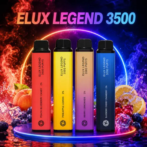 elux legend 3500 puffs disposable vape Puff Colour:Aurora Blue elf bar malibu VOOPOO PnP X Coils