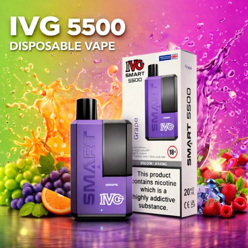 IVG 5500 Disposable Vape | Smooth Flavour & Long Puffs Prime Vapes IVG 5500 Disposable Vape | Smooth Flavour & Long Puffs Prime Vapes