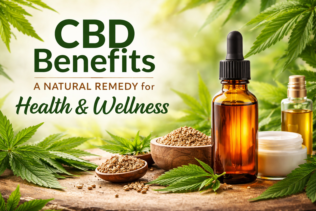CBD Benefits: A Natural Remedy for Health & Wellness