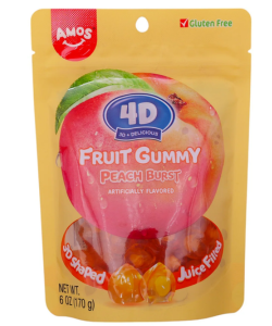 4D Fruit Gummy Peach