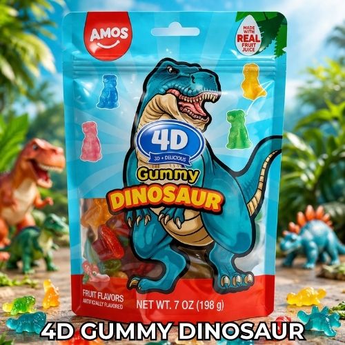 4D Gummy Dinosaur