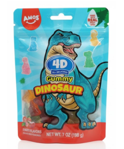 4D Gummy Dinosaur