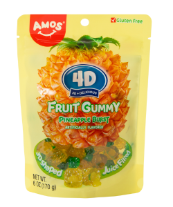 4D Fruit Gummy Pineapple