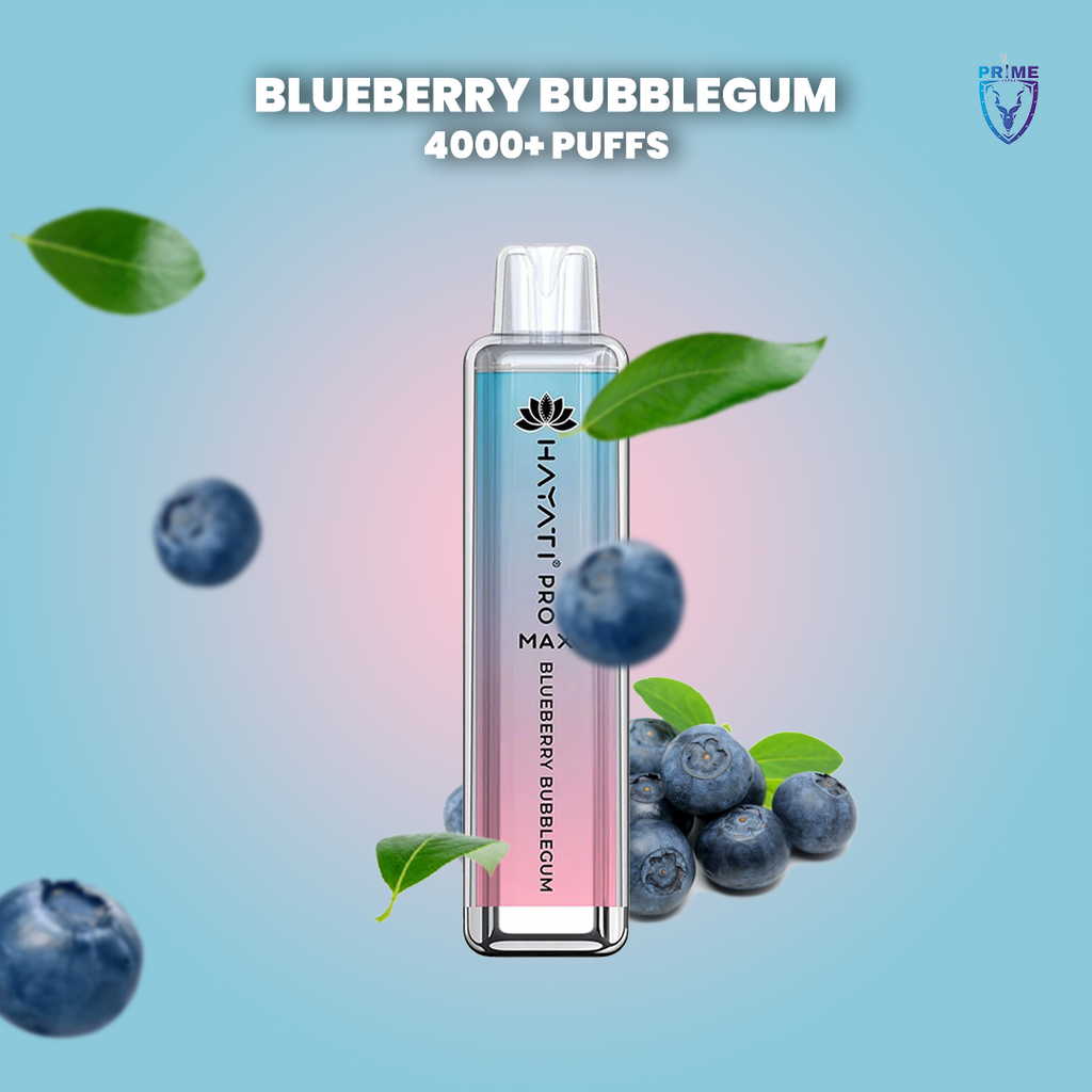 Buy 3 Flavors of Hayati Pro Max 4000 Blueberry Bubblegum
