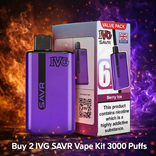 Buy 2 IVG SAVR Vape Kit 3000 Puffs