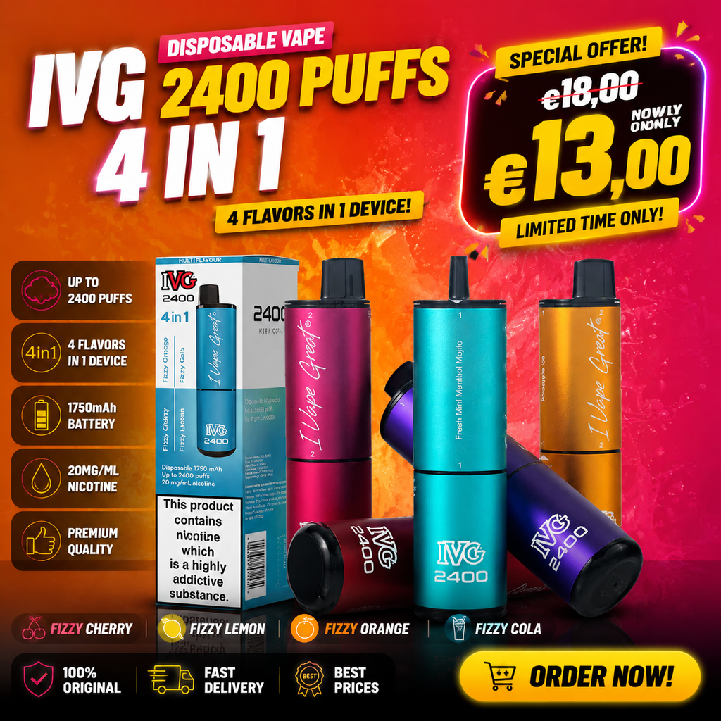 IVG 2400 Puffs 4 in 1
