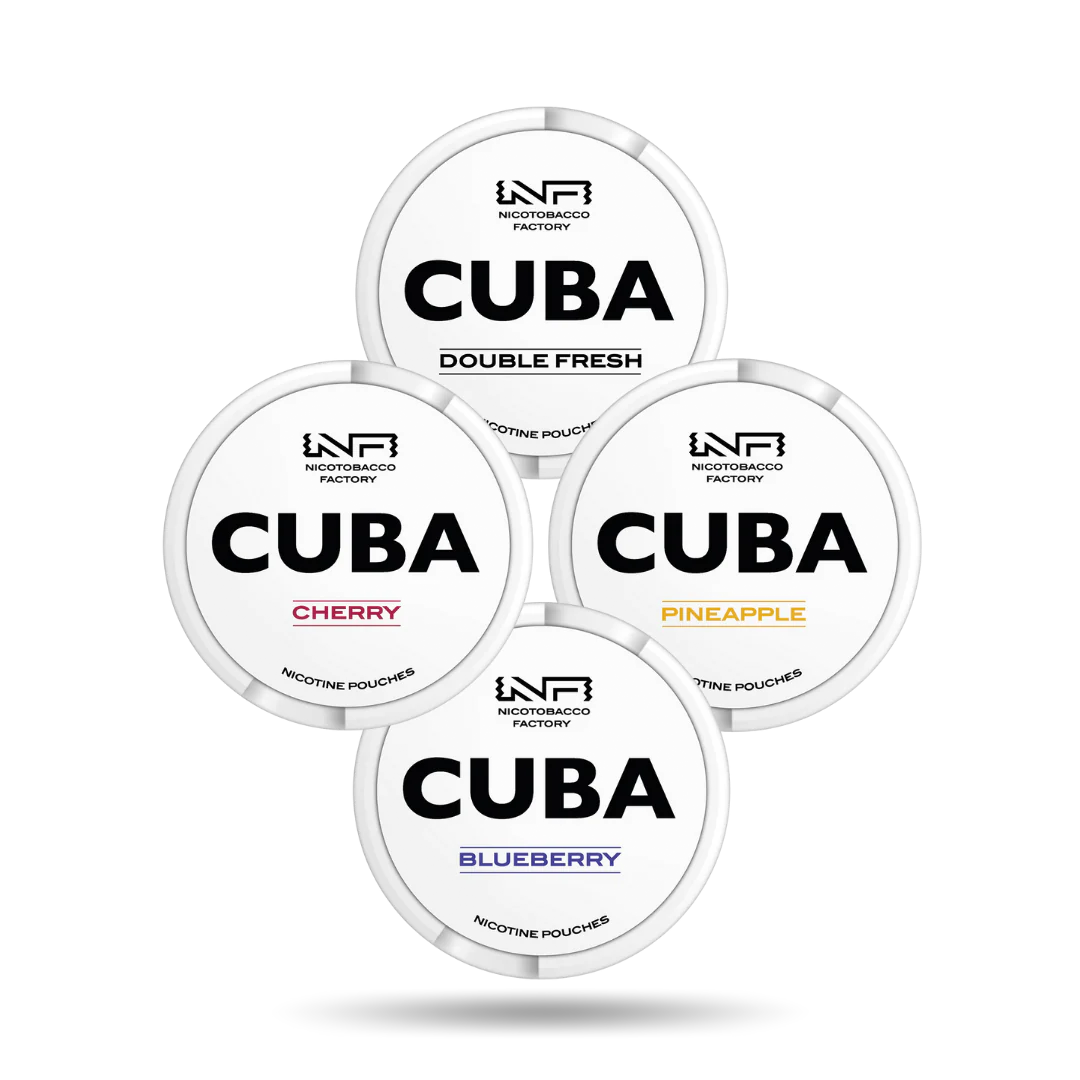 Offer Buy Any 3 Cuba White Nicotine Pouches