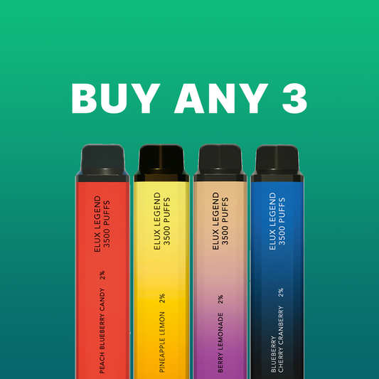 Offer Buy Any 3 Elux Legend 3500 Puff  Disposable Vape