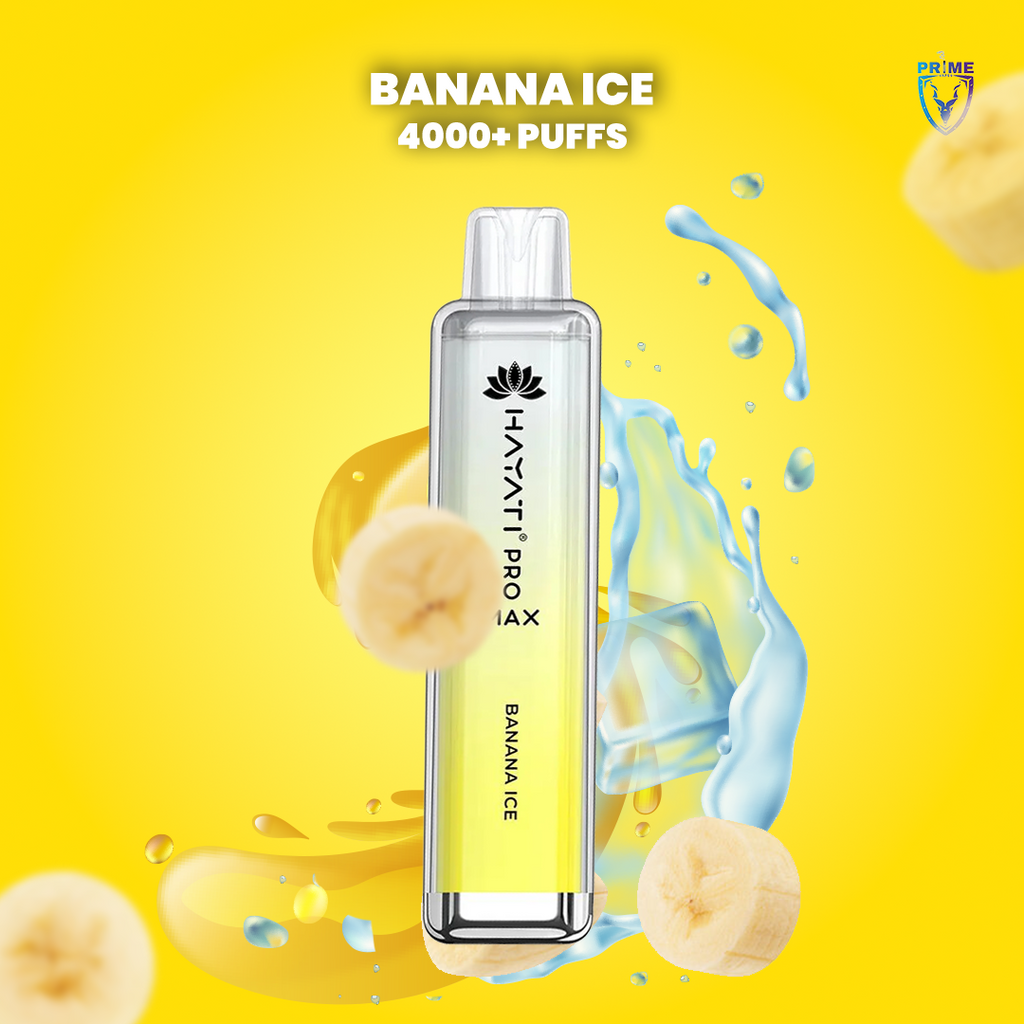 Buy 3 Flavors of Hayati Pro Max 4000 Banana Ice