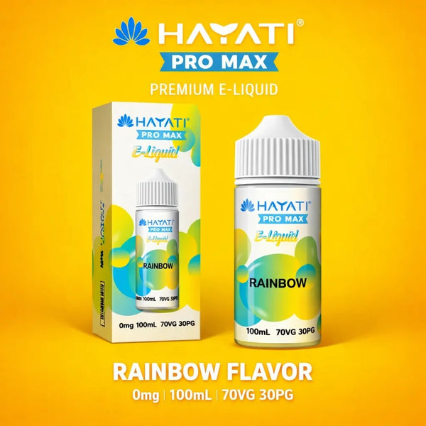 Hayati Pro Max E Liquid bottle with premium flavors for smooth vaping
