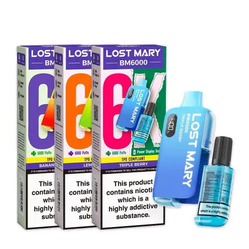 Offer Buy Any 5 Lost Marry BM6000 Puffs Disposable Vape Just in €65