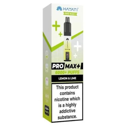 Hayati Pro Max+ 6000 Puffs Rechargeable Vape Device