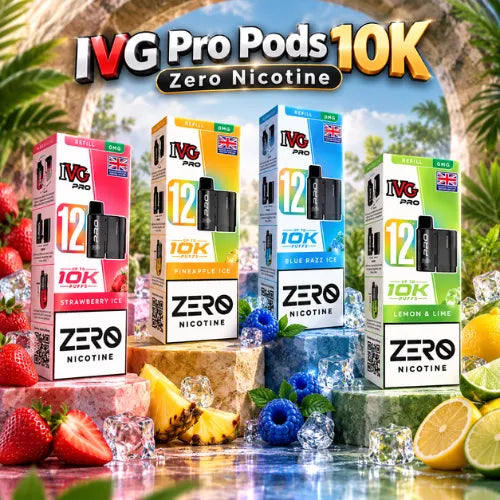 Ivg Pro pods 10k Zero Nicotine Prefilled Vape