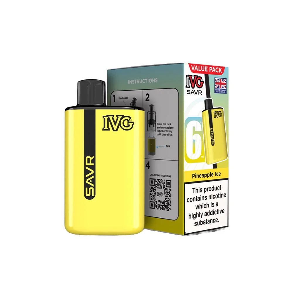 Buy 2 IVG SAVR Vape Kit 3000 Puffs Just in 18€