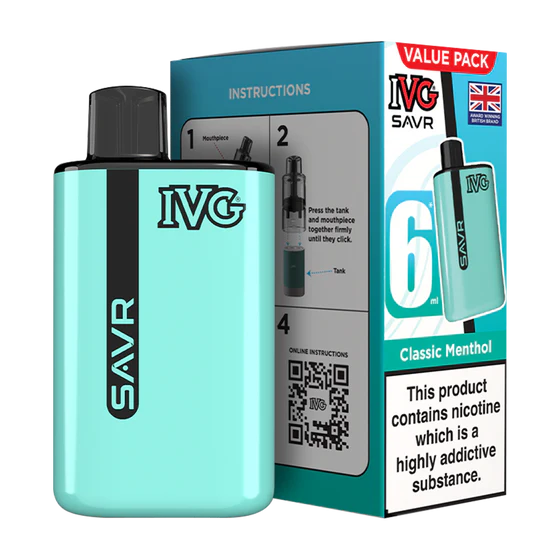 Buy 2 IVG SAVR Vape Kit 3000 Puffs Just in 18€